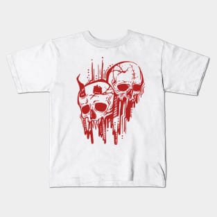 demon hunter red Kids T-Shirt